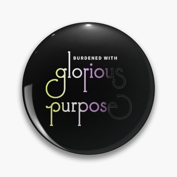 Item preview, Burdened with glorious purpose - non-binary flag (dark shirts) designed and sold by doyle-rela.