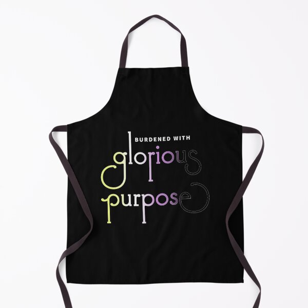 Item preview, Burdened with glorious purpose - non-binary flag (dark shirts) designed and sold by doyle-rela.