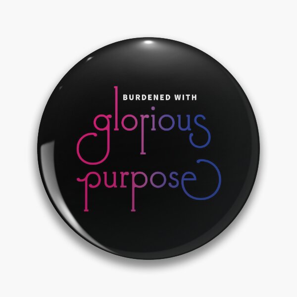 Item preview, Burdened with glorious purpose - bisexual flag designed and sold by doyle-rela.