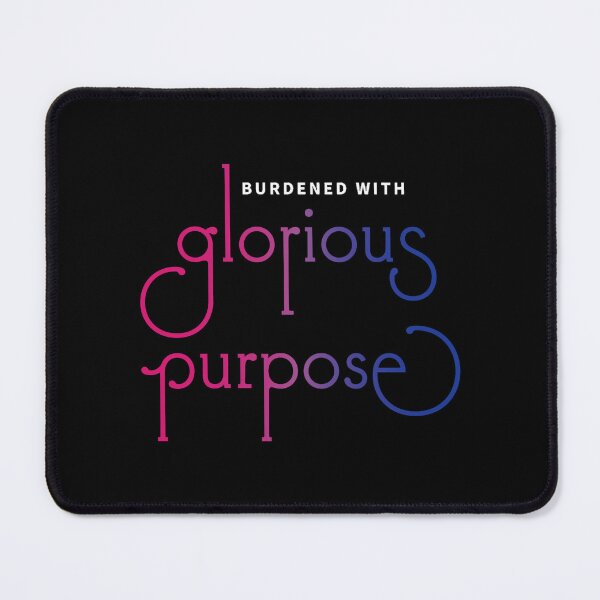 Item preview, Burdened with glorious purpose - bisexual flag designed and sold by doyle-rela.