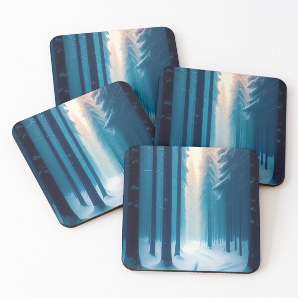 Item preview, Solitude Amidst Snowy Woods designed and sold by WhimsyRealm.