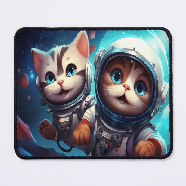 Item preview, Space Cats Flying Through Space Wall Art designed and sold by Finalcutimaging.