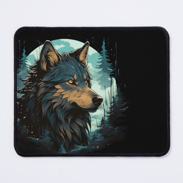 Item preview, Minimalist Moonlit Wolf Wildstyle designed and sold by eyestetix.