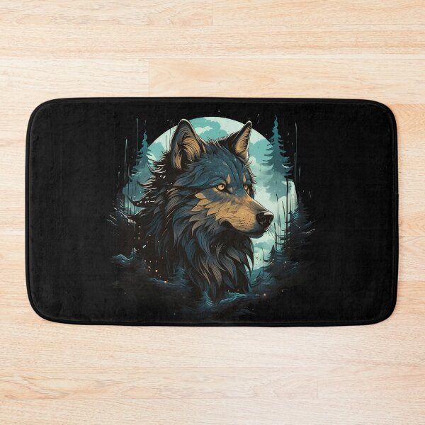 Item preview, Minimalist Moonlit Wolf Wildstyle designed and sold by eyestetix.