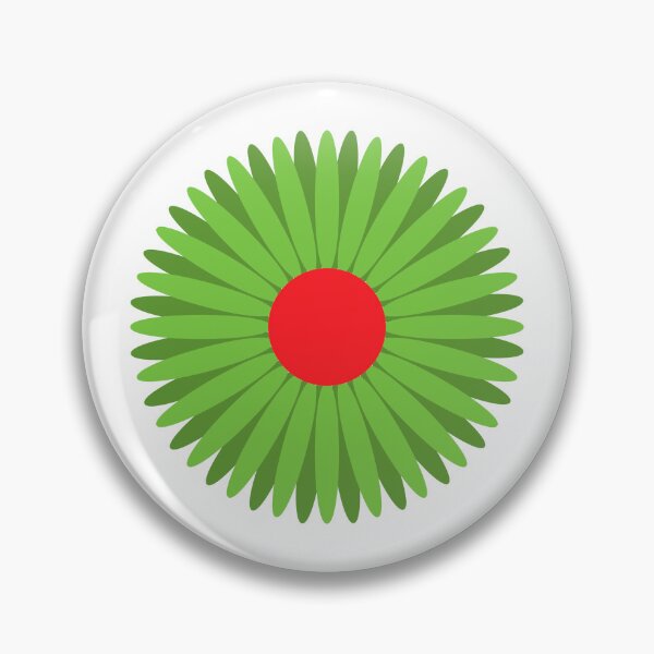 Item preview, Green and Red Flower designed and sold by kavanaghdesigns.