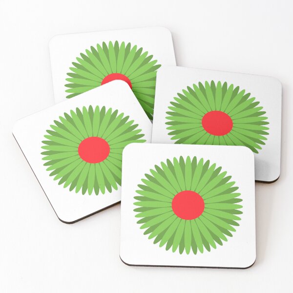 Item preview, Green and Red Flower designed and sold by kavanaghdesigns.