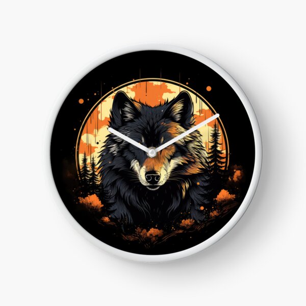 Item preview, Minimalist Moonlit Wolf Wildstyle 02 designed and sold by eyestetix.