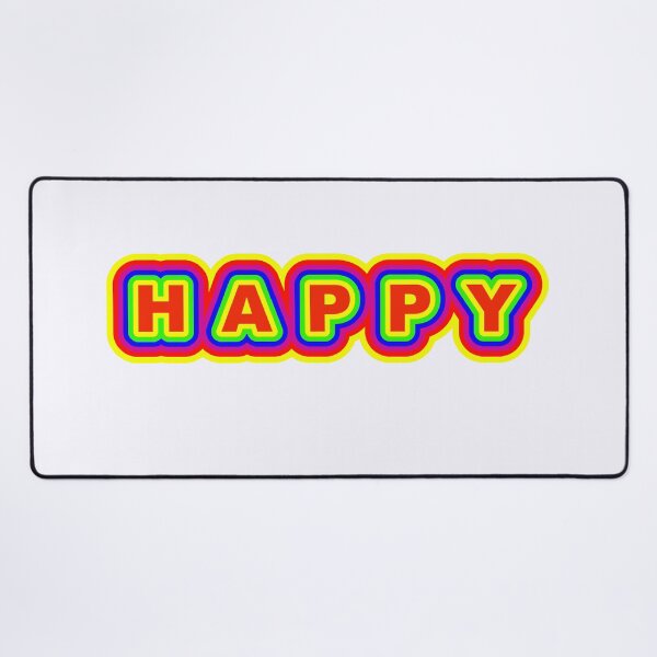 Item preview, Happy - one word text designed and sold by LiliyaHarpe.