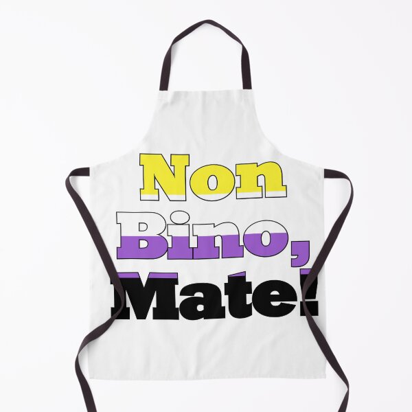 Item preview, Non Bino, Mate! (black outline) designed and sold by Dalekboy.