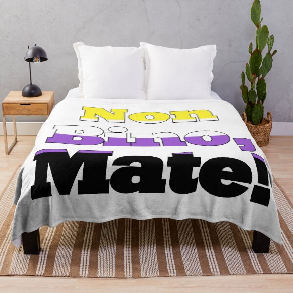 Item preview, Non Bino, Mate! (black outline) designed and sold by Dalekboy.