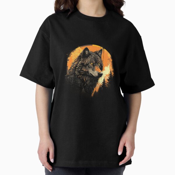 Item preview, Minimalist Moonlit Wolf Wildstyle 03 designed and sold by eyestetix.