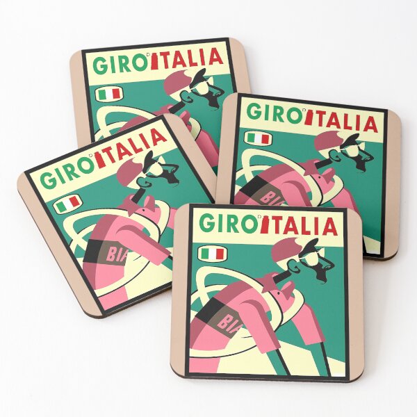Item preview, GIRO D ITALIA  Abstract Whimsical Bicycle Racing Print  designed and sold by GusIllingworth.