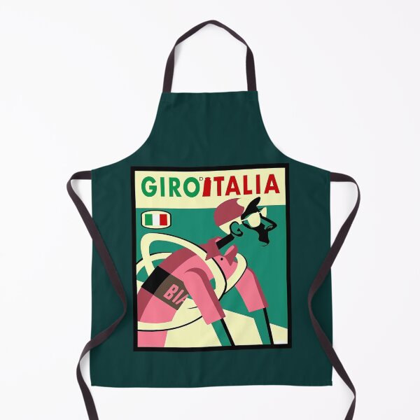 Item preview, GIRO D ITALIA Abstract Whimsical Bicycle Racing Print designed and sold by GusIllingworth.