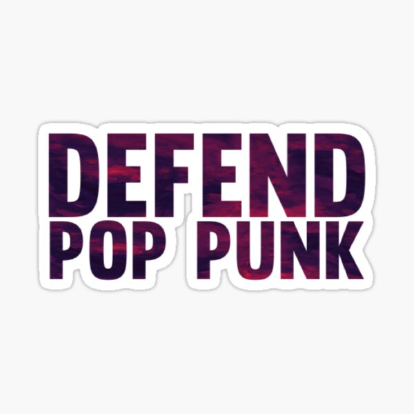 Defend Pop Punk Sticker