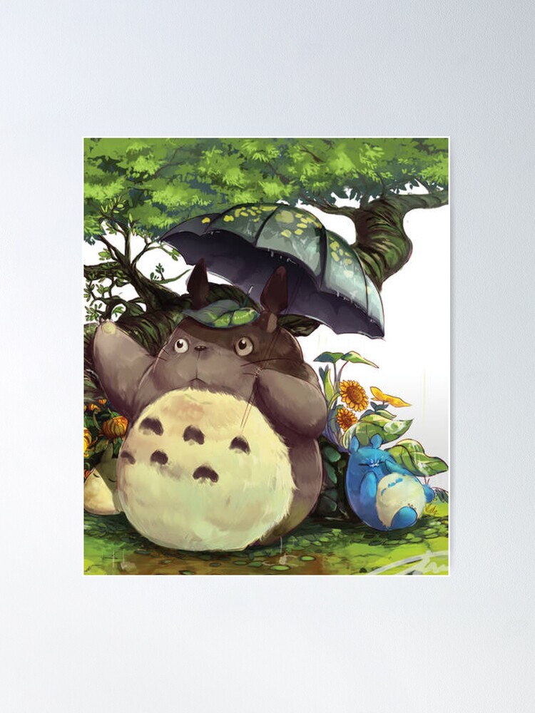 Studio Ghibli My Neighbor Totoro Block Giant Wall Art Poster