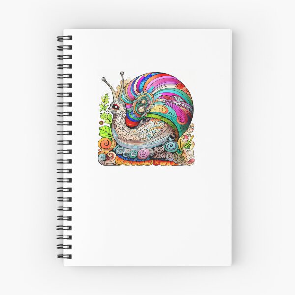 Item preview, Trippy Cool Multi Color Snail Design  designed and sold by AfterSchoolSpec.