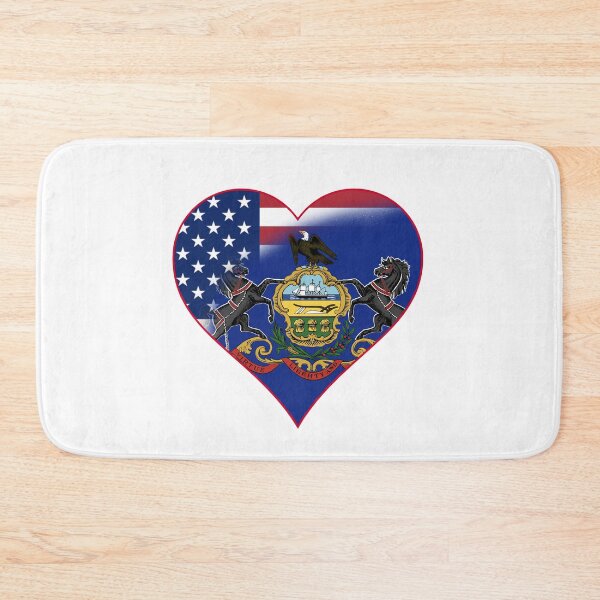 Item preview, State of Pennsylvania Flag and American Flag Fusion Design designed and sold by Gsallicat.