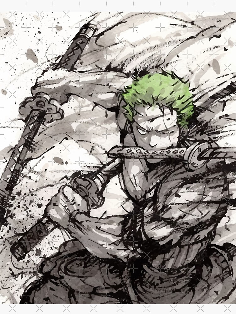 One piece manga, Zoro, One piece drawing