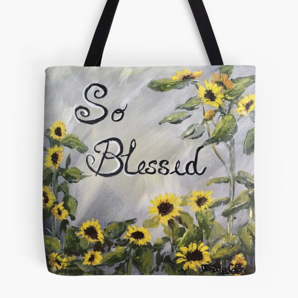 Item preview, So Blessed -Word art with Sunflowers designed and sold by Janis Lee Colon.