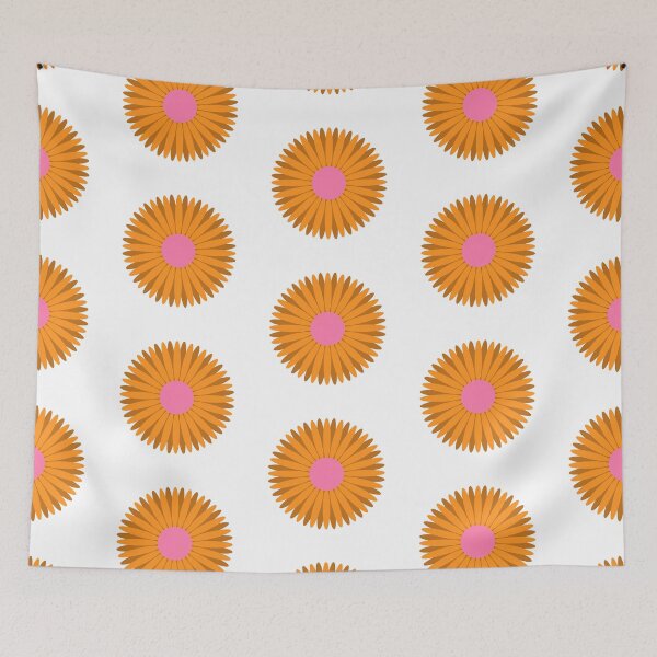 Item preview, Orange and Pink Flower designed and sold by kavanaghdesigns.