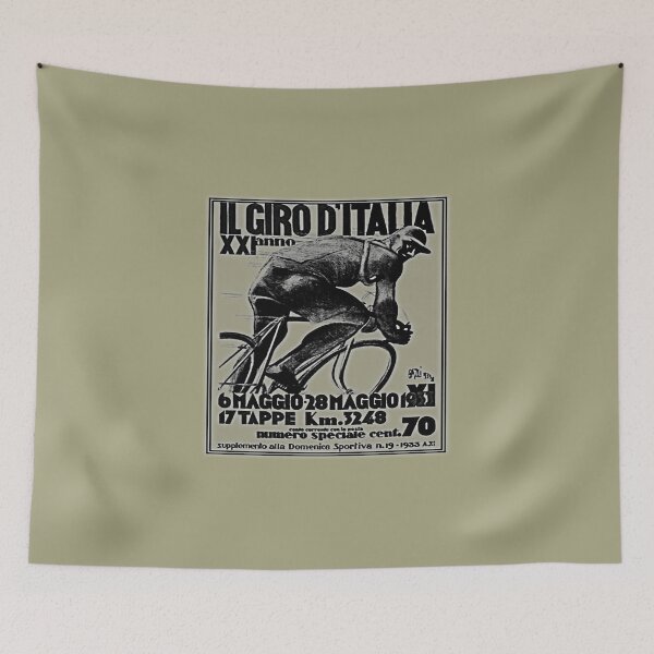 Item preview, giro d italia vintage bike racing advertising print designed and sold by GusIllingworth.