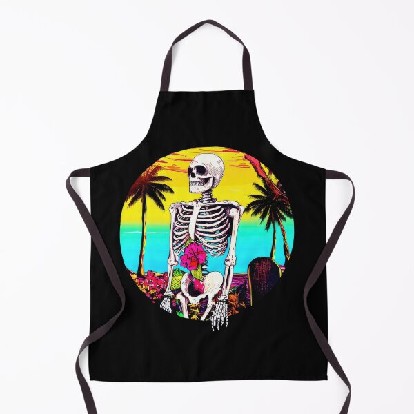 Item preview, Skeleton Reaching Out from Sunset Beach designed and sold by pocketart2023.