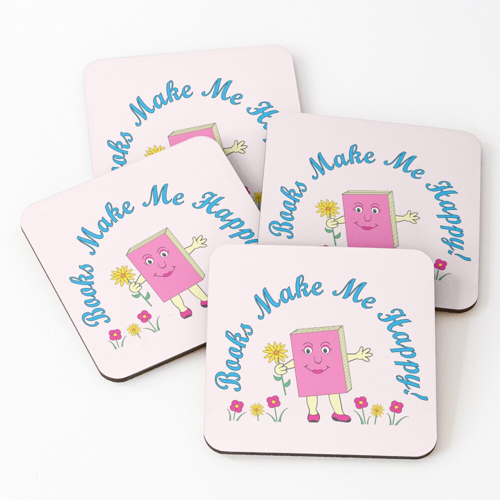 Item preview, Coasters (Set of 4) designed and sold by LibraryFriends.