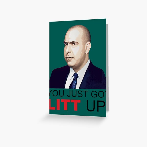 The Suits Birthday Card, Louis Litt Card Print, Let's Get Litt up Card, PDF  4x6, INSTANT DOWNLOAD 