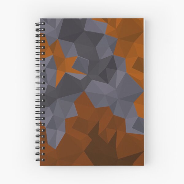 Item preview, Orange, terracotta, gray triangles. Polygonal pattern. designed and sold by marinaklykva.