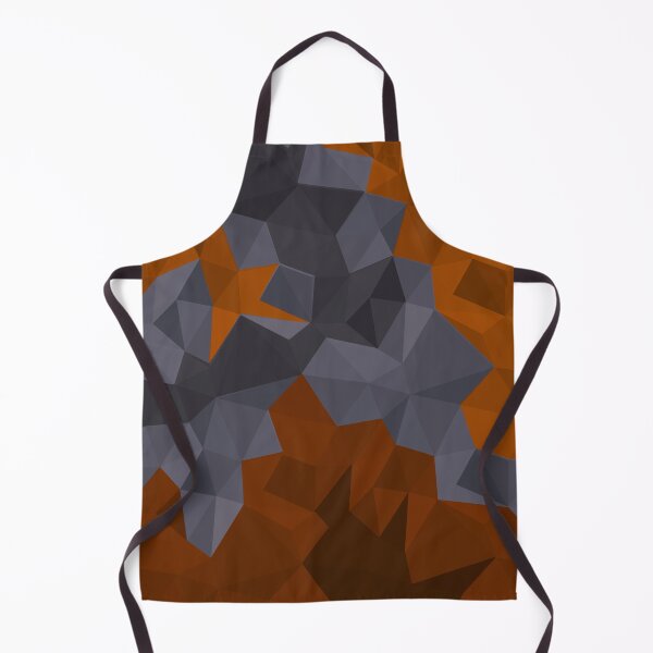Item preview, Orange, terracotta, gray triangles. Polygonal pattern. designed and sold by marinaklykva.