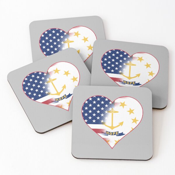 Item preview, Copy of State of Rhode Island Flag and American Flag Fusion Design designed and sold by Gsallicat.
