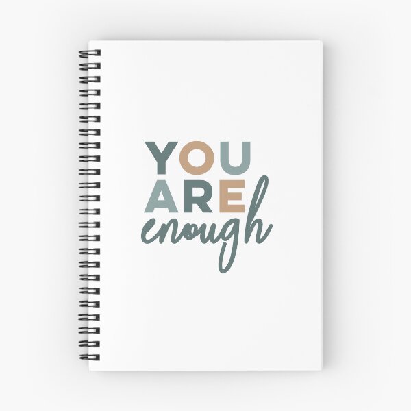 Item preview, You Are Enough Illustrated Sticker designed and sold by dawningdesign.