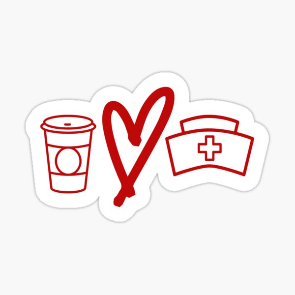 Medical Symbol Nurse Sticker Gift | Sticker