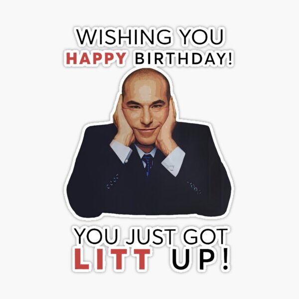 The Suits Birthday Greeting Card for Sale by OrlandoShirt