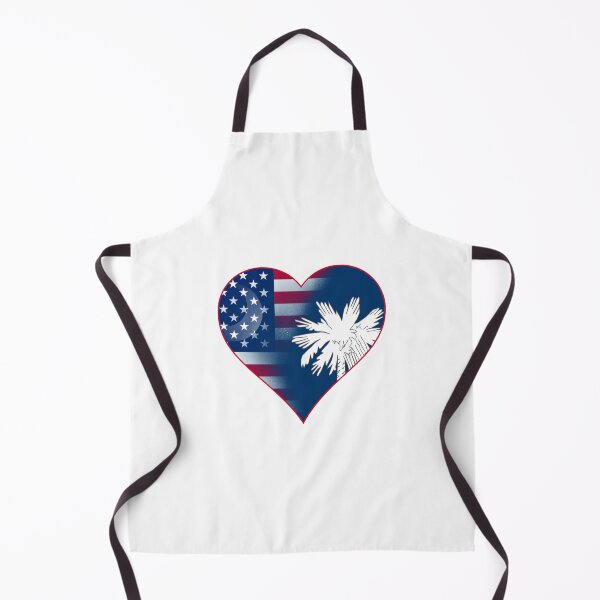Item preview, State of South Carolina Flag and American Flag Fusion Design designed and sold by Gsallicat.