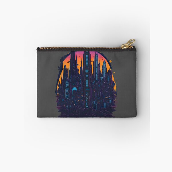 Item preview, Colorful Pixel Cityscape Design designed and sold by MoxieVibe.
