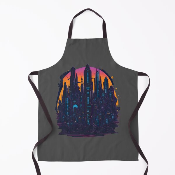 Item preview, Colorful Pixel Cityscape Design designed and sold by MoxieVibe.