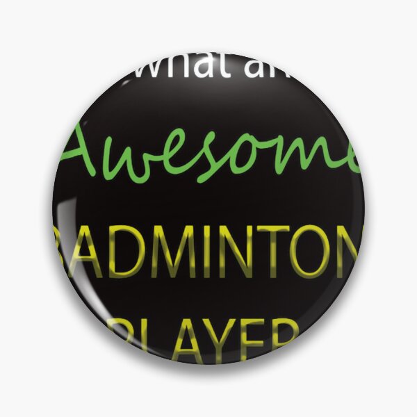Item preview, Awesome Badminton Player designed and sold by JOANDOORNE.