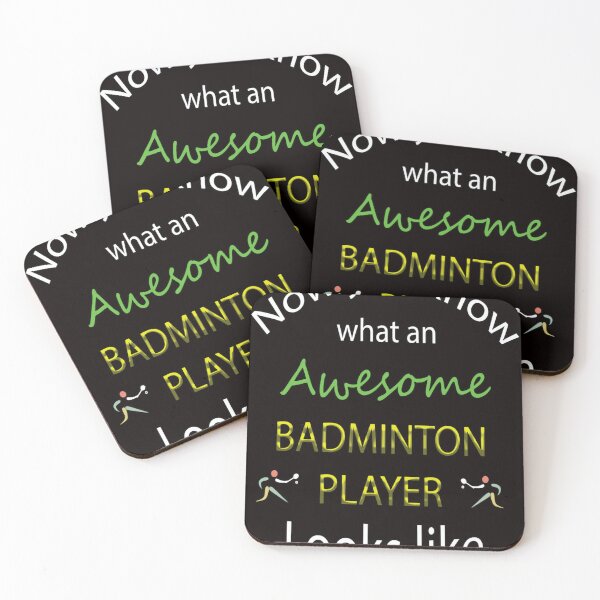 Item preview, Awesome Badminton Player designed and sold by JOANDOORNE.