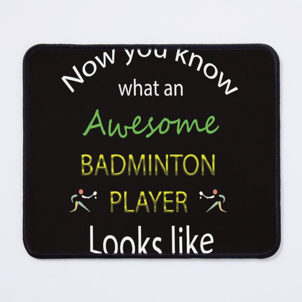 Item preview, Awesome Badminton Player designed and sold by JOANDOORNE.