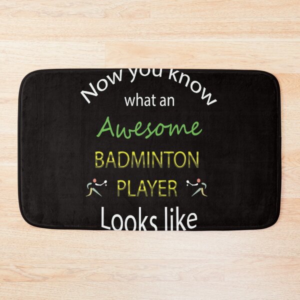 Item preview, Awesome Badminton Player designed and sold by JOANDOORNE.