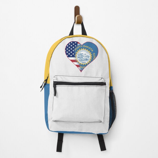 Item preview, State of South Dakota Flag and American Flag Fusion Design designed and sold by Gsallicat.