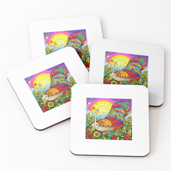 Item preview, Cool Multi Color Psychedelic Snail Mosaic Design designed and sold by AfterSchoolSpec.