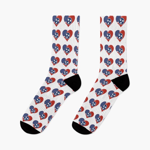Item preview, State of Tennessee Flag and American Flag Fusion Design designed and sold by Gsallicat.