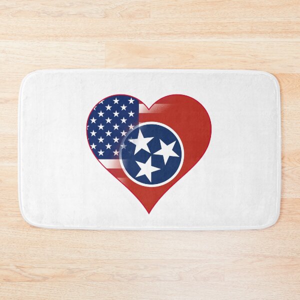 Item preview, State of Tennessee Flag and American Flag Fusion Design designed and sold by Gsallicat.