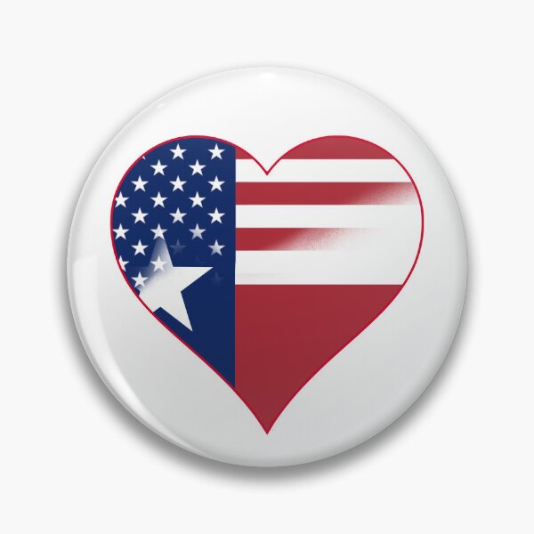 Item preview, State of Texas Flag and American Flag Fusion Design designed and sold by Gsallicat.