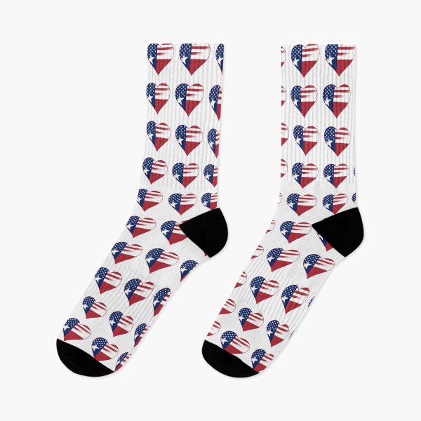 Item preview, State of Texas Flag and American Flag Fusion Design designed and sold by Gsallicat.