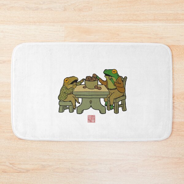 Item preview, Frog and Toad Eating Cookies designed and sold by DingHuArt.