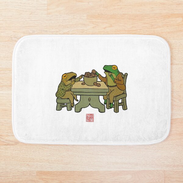 Item preview, Frog and Toad Eating Cookies designed and sold by DingHuArt.