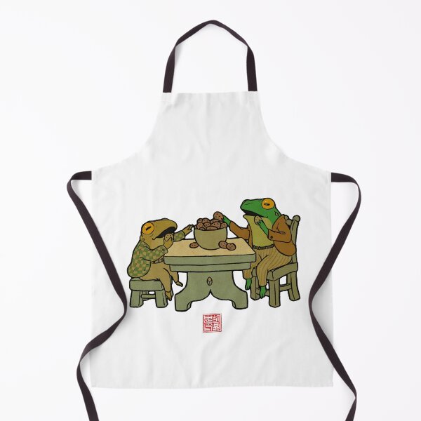 Item preview, Frog and Toad Eating Cookies designed and sold by DingHuArt.